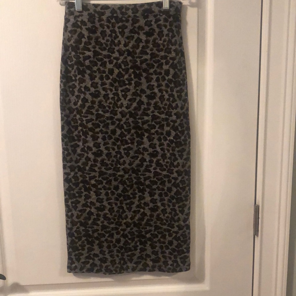 Topshop leopard print skirt 2